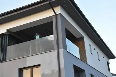 Montáž skleneného zábradlia Poprad - terasa s výhľadom