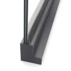 Bezpečnostné sklo - vrstvené kalené 16.76 mm pre sklenené zábradlie STN EN 14449 - 120 x 115 cm