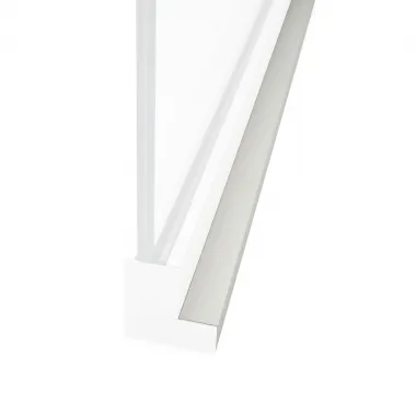 Krycia lišta na technické závitové tyče pre hliníkový profil skleneného zábradlia (3 metre)