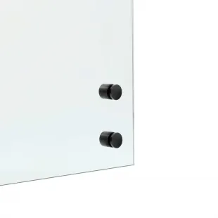 Držiak výplne skla – Nerez AISI 304, Čierny RAL 9005