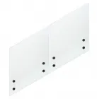 Sklenené zábradlie pre schody – Vrstvené kalené lepené sklo, rozmer na mieru