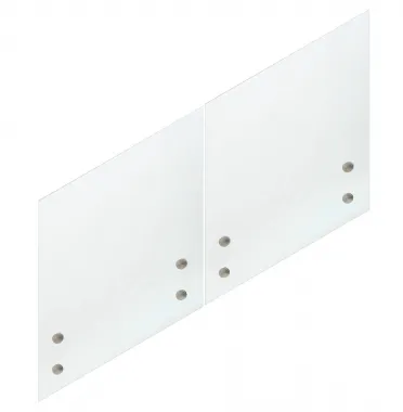 Sklenené zábradlie pre schody – Vrstvené kalené lepené sklo, rozmer na mieru