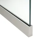 Sklenené zábradlie v hliníkovom profile bočné 1 meter 