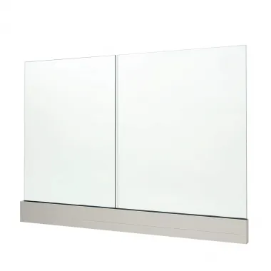 Sklenené zábradlie v hliníkovom profile bočné 1 meter 